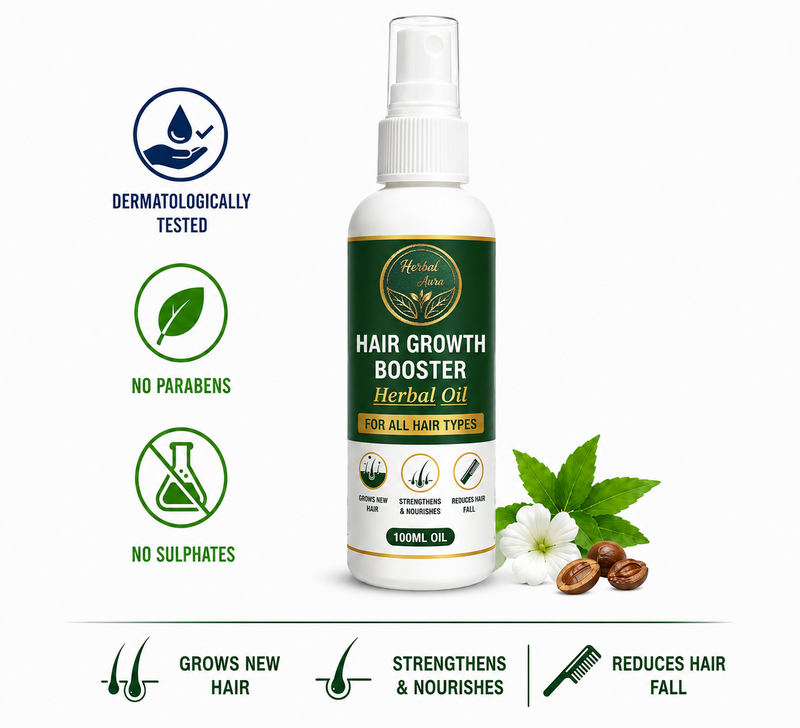 Hair Growth Booster Herbal Oil