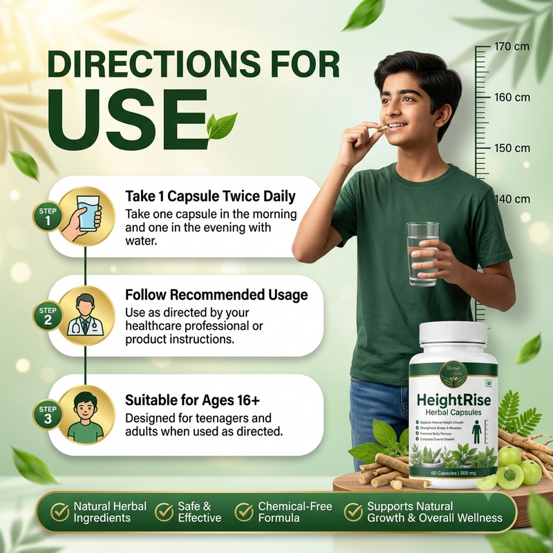Height Rise Herbal Capsules