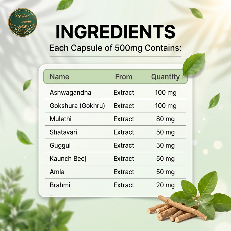 Height Rise Herbal Capsules