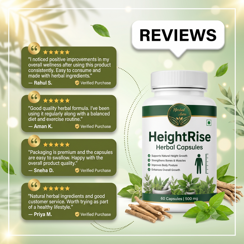 Height Rise Herbal Capsules