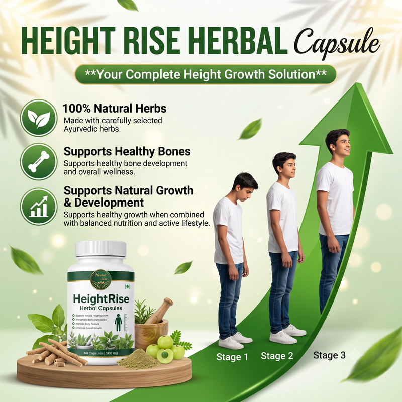 Height Rise Herbal Capsules
