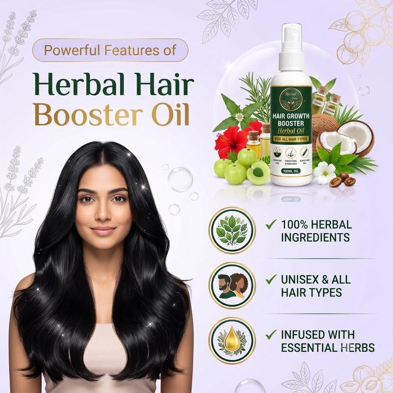 Hair Growth Booster Herbal Oil