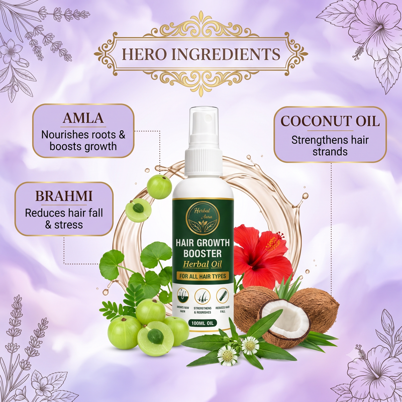 Hair Growth Booster Herbal Oil