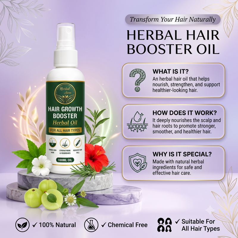 Hair Growth Booster Herbal Oil