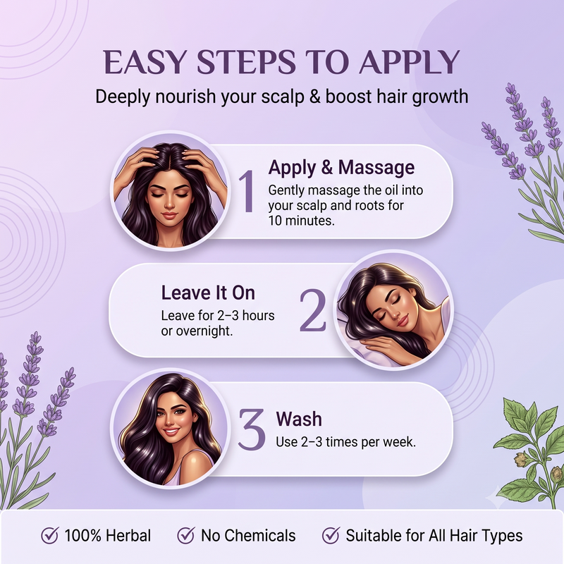 Hair Growth Booster Herbal Oil