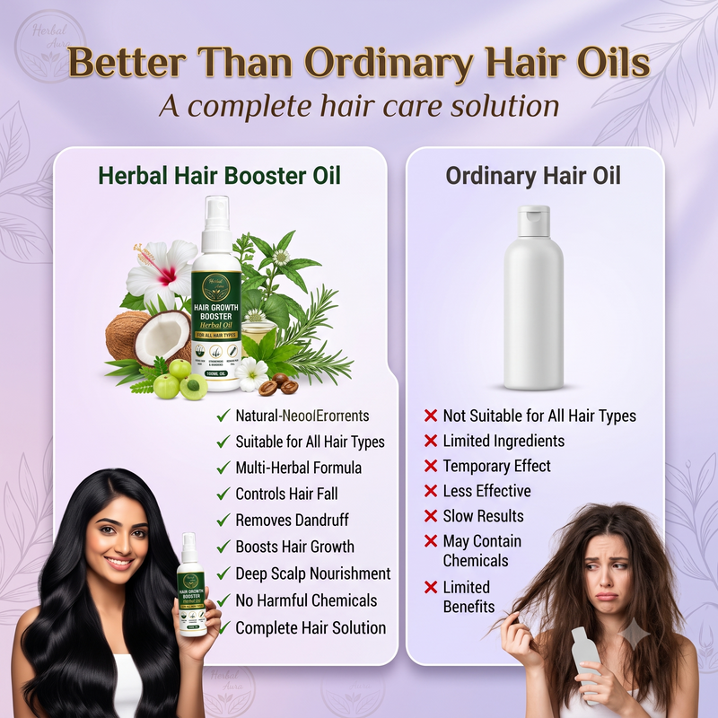 Hair Growth Booster Herbal Oil