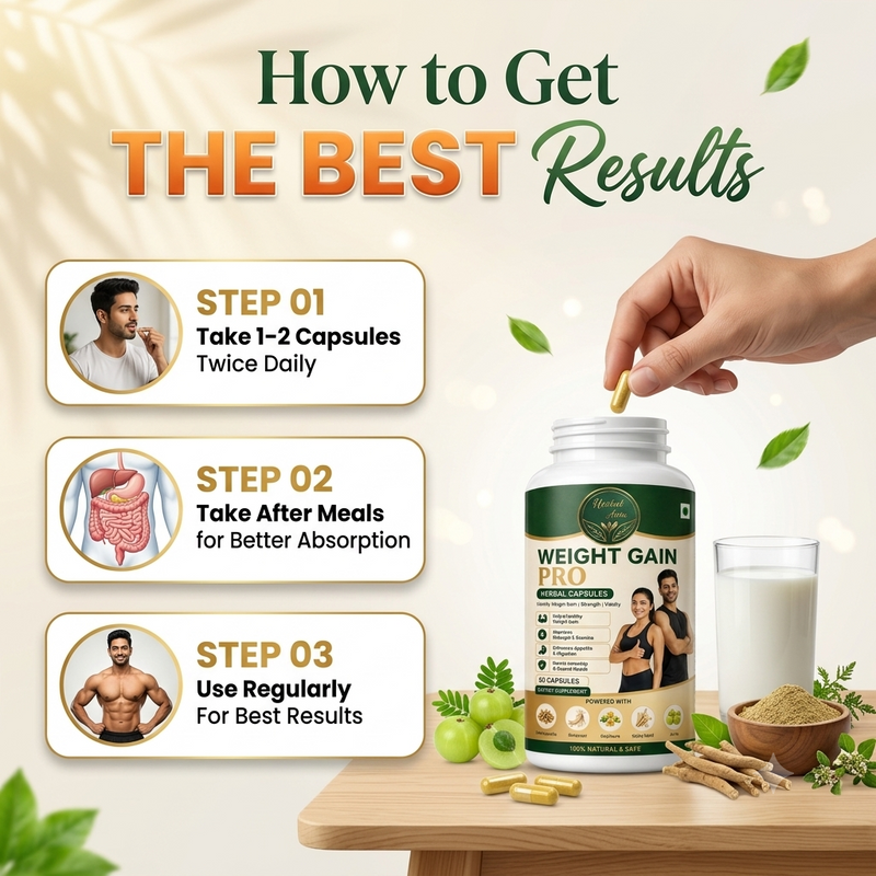 Weight Gain Pro Herbal Capsules