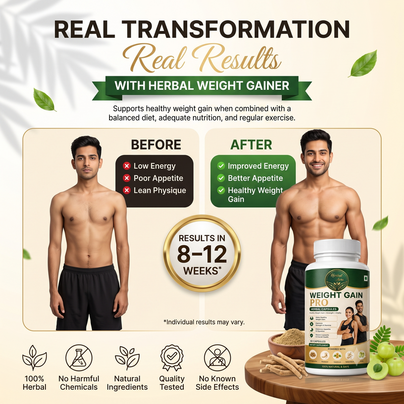 Weight Gain Pro Herbal Capsules