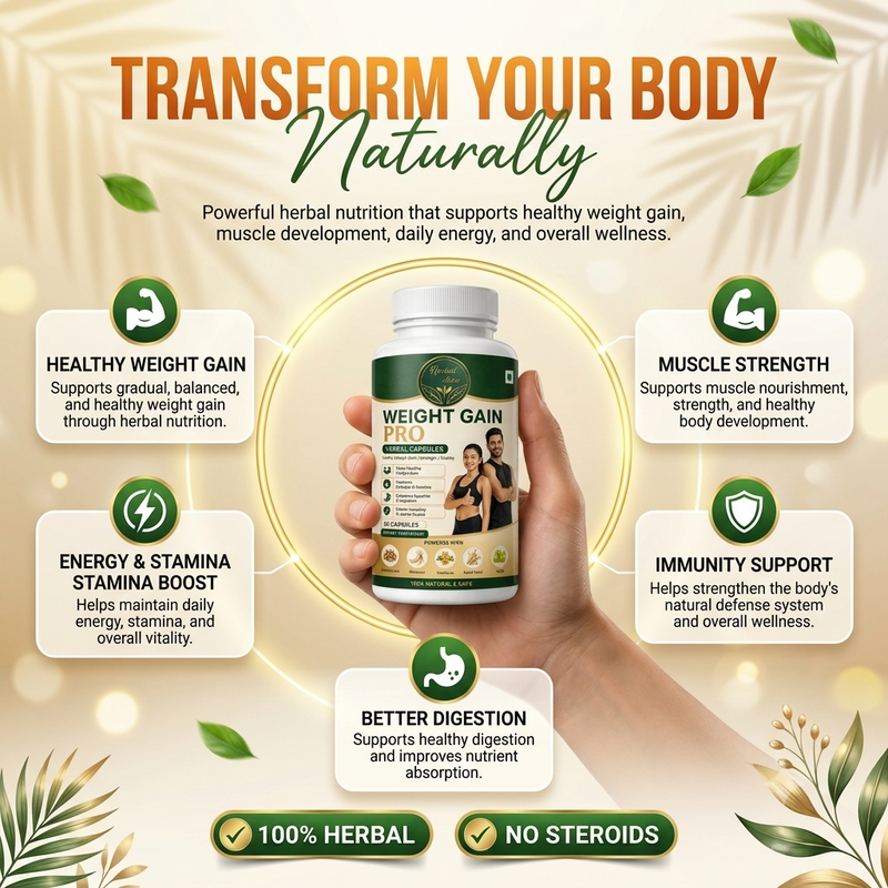 Weight Gain Pro Herbal Capsules