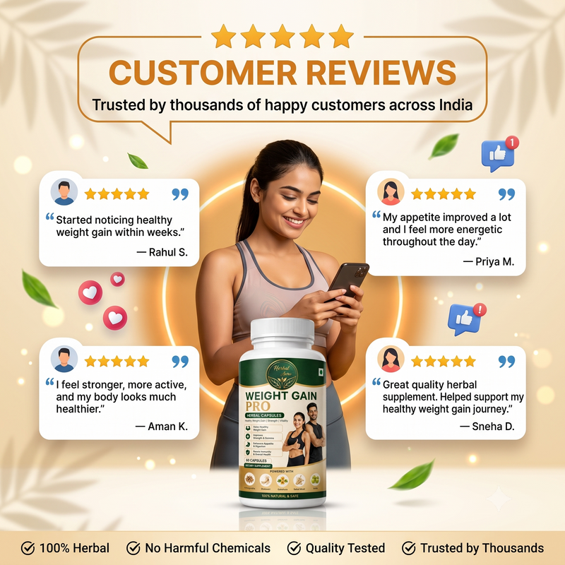 Weight Gain Pro Herbal Capsules