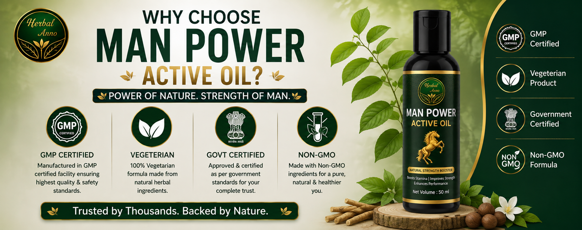 Why choose Man Power Active Oil?